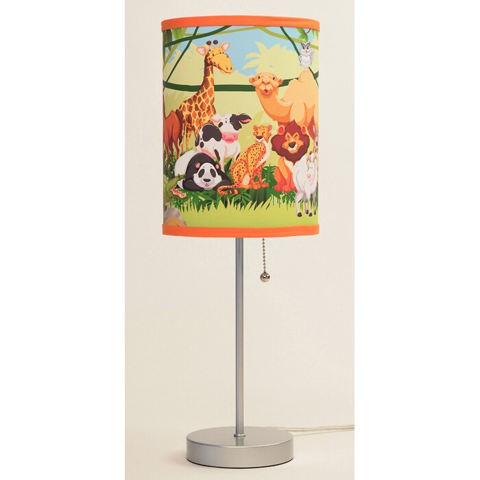 Zoomie Kids Jungle Animals 20" Table Lamp | Wayfair